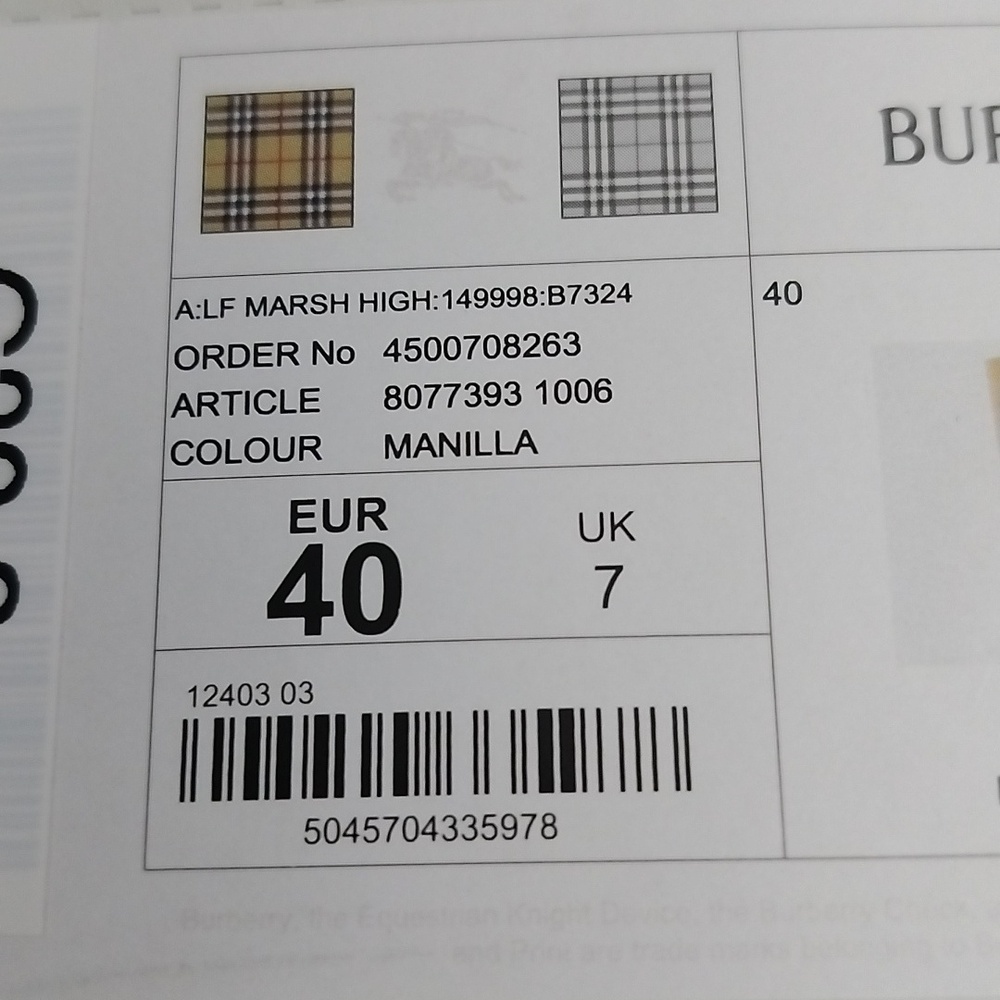 SOLD! Women's Burberry Rubber Boots - Picture 2 of 8